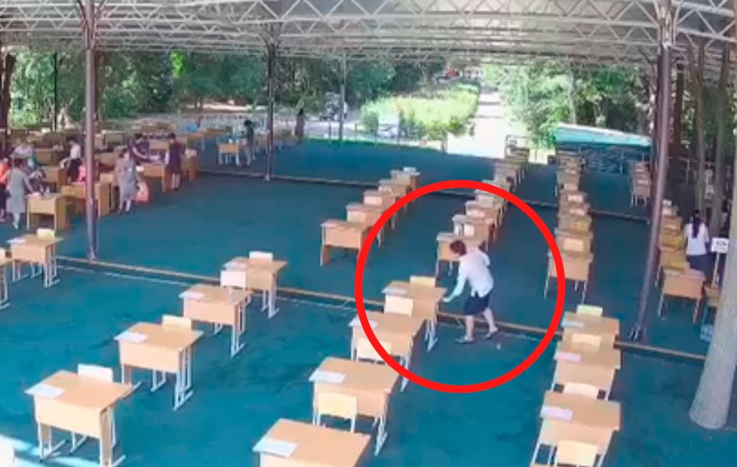 DTM guruh nazoratchisining parta tagiga narsa qo‘ygani aks etgan videoga munosabat bildirdi