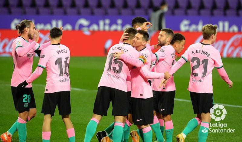 La Liga. «Barselona» mehmonda «Valyadolid» ustidan yirik hisobda g‘alaba qozondi