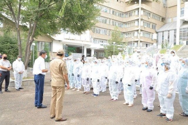 Санаторий «Назарбек» под Ташкентом перепрофилировали под лечение больных коронавирусом