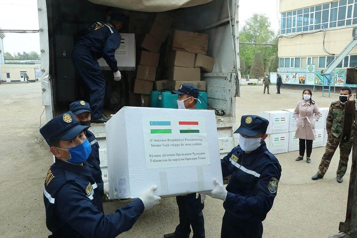 Uzbekistan sends humanitarian aid to Tajikistan
