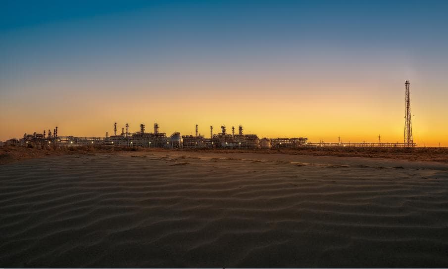 Кандымский ГПК - оазис ЛУКОЙЛа в пустыне