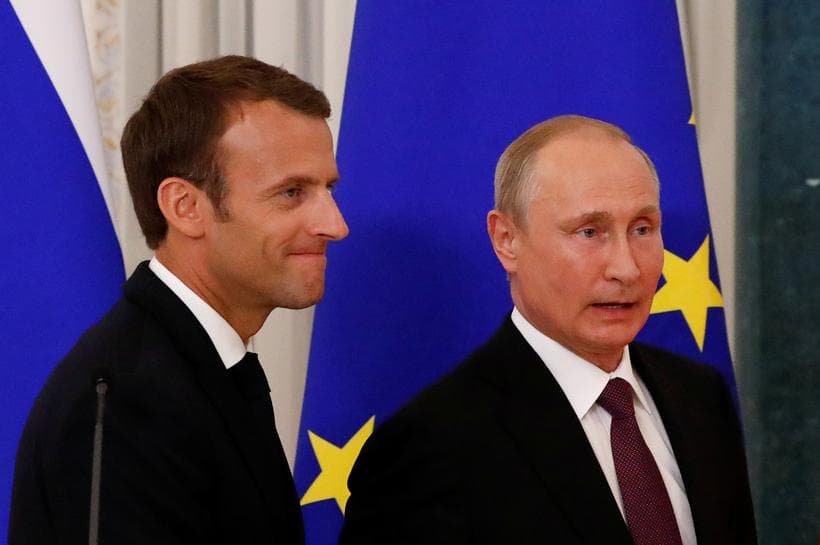 Москва Макрон ва Путин ўртасидаги мулоқот тафсилотлари ошкор этилгани сабабли норозилик билдирди
