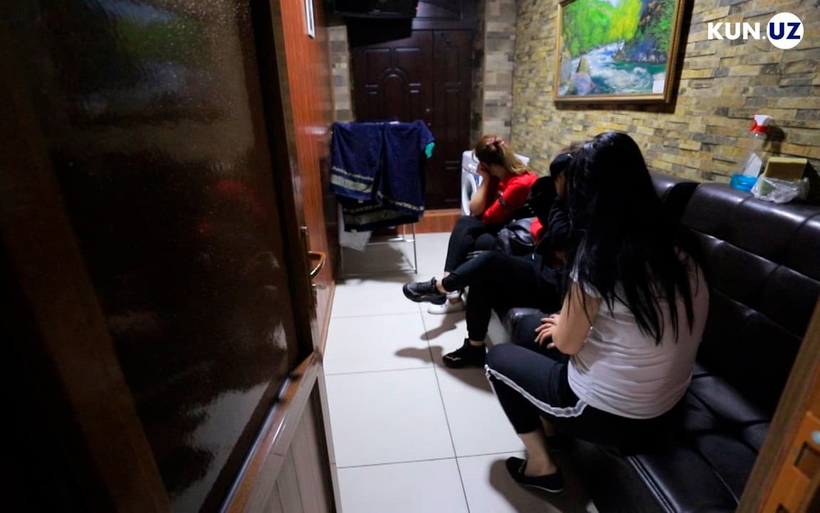 Toshkentdagi tungi spa salonlarda reyd o‘tkazildi (video)