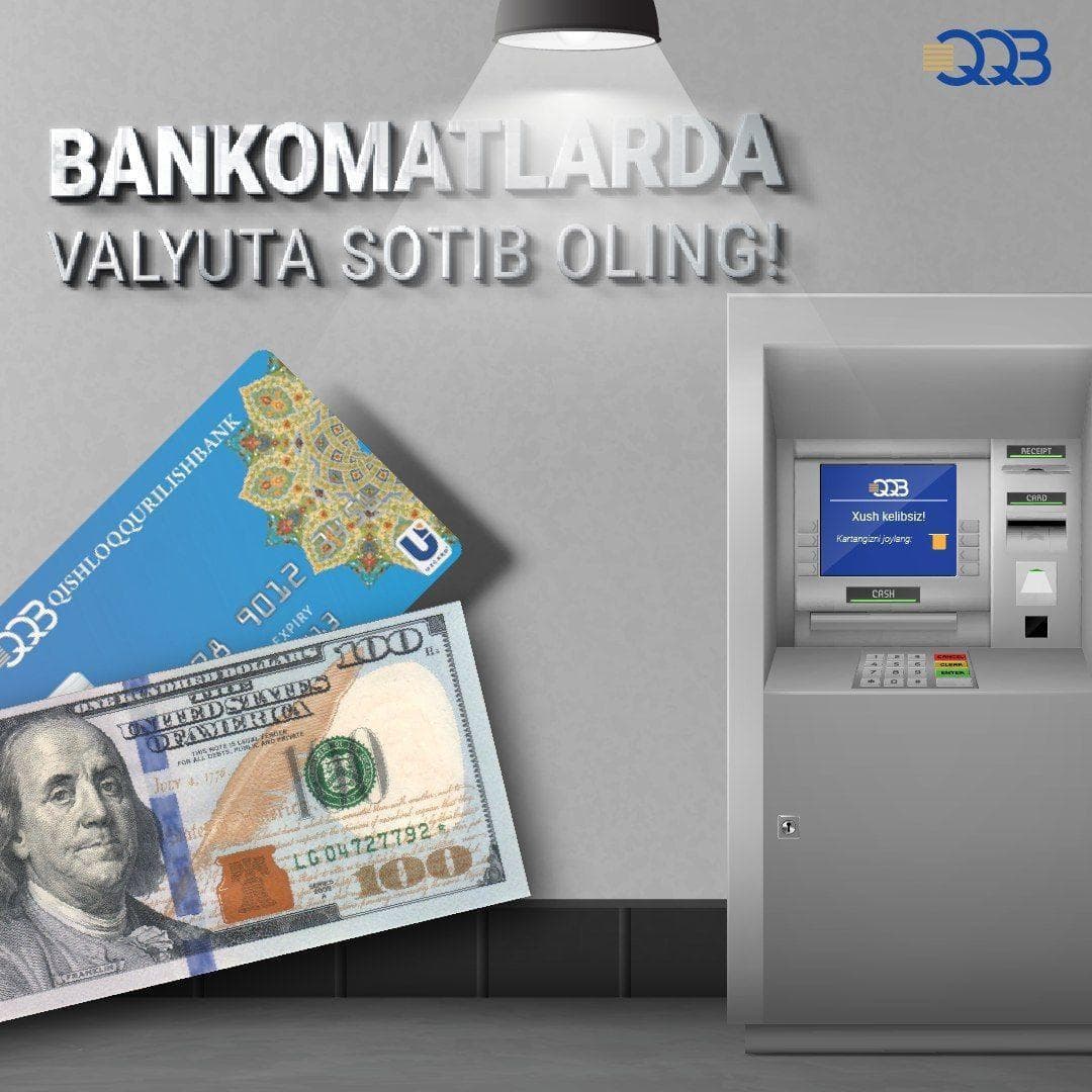 Bankka bormasdan valuta xarid qiling!