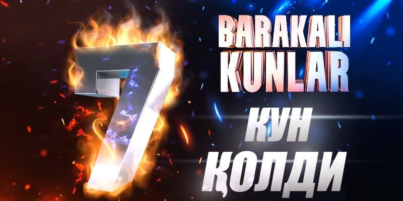 MEDIAPARK: BARAKALI KUNLAR aksiyasi yakuniga 7 kun qoldi