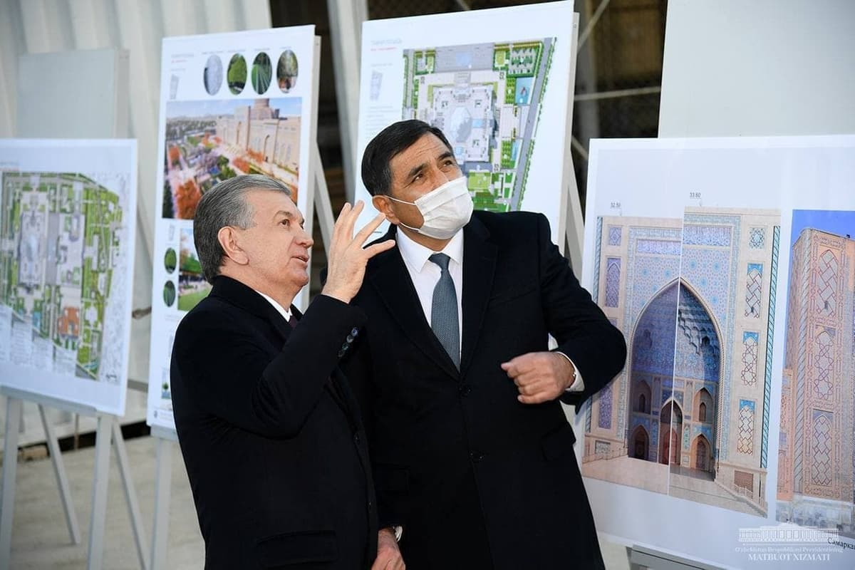 Prezident Islom sivilizatsiyasi markazi qurilishini borib ko‘rdi