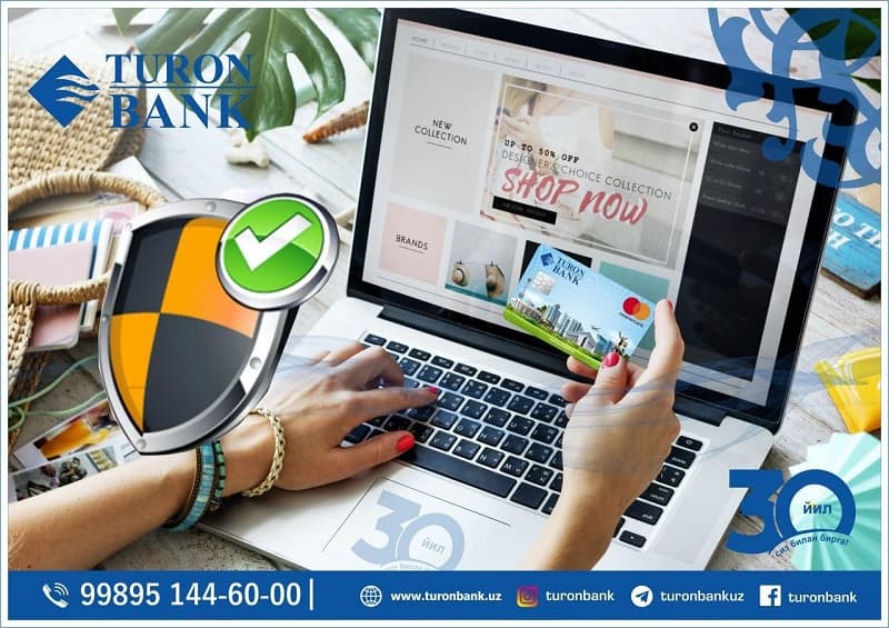 Turonbankning “Mastercard” xalqaro plastik kartalari uchun “3d secure” xizmati ishga tushdi!