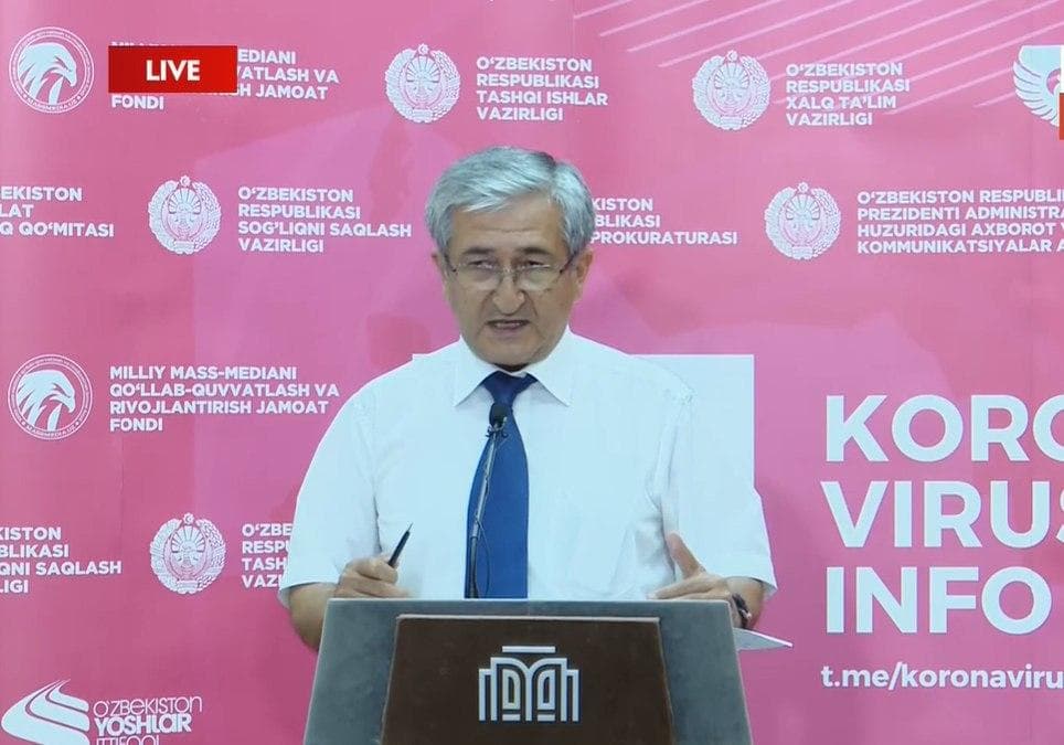 Endi koronavirus alomati kuzatilgan bemorlar test topshirish yoki shifoxonada davolanish uchun sarson bo‘lmasligi ma'lum qilindi