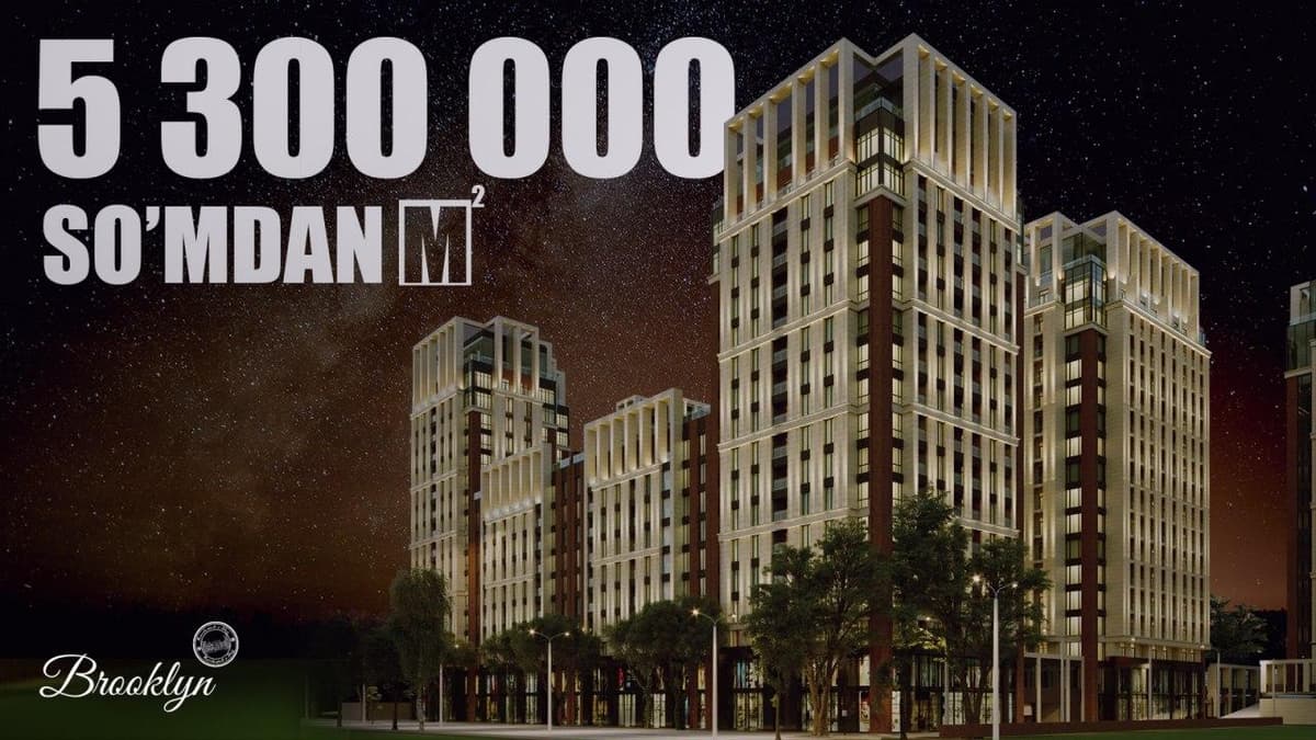 Brooklyn turar joy majmuasidagi xonadonlar uchun aksiya davom etadi!
