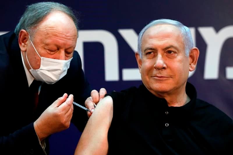 Binyamin Netanyaxu Isroilda birinchi bo‘lib koronavirusga qarshi emlandi