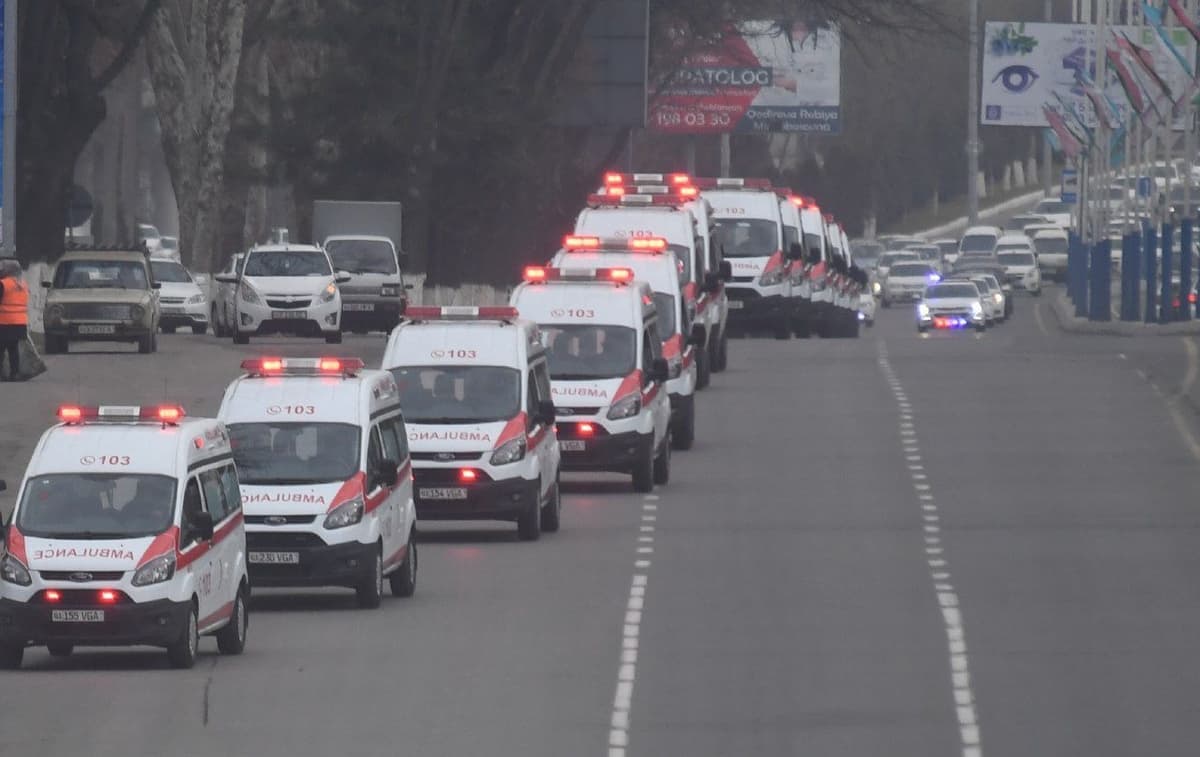 SSV: O‘zbekistonda tez tibbiy yordam tizimiga 2800ga yaqin maxsus avtomobil jalb qilingan