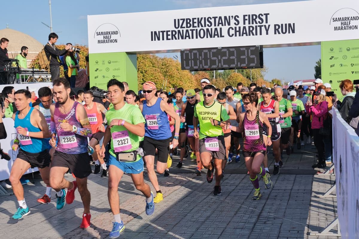 Samarkand Half Marathon xayriya musobaqasi uchun ro‘yxatga olish boshlandi