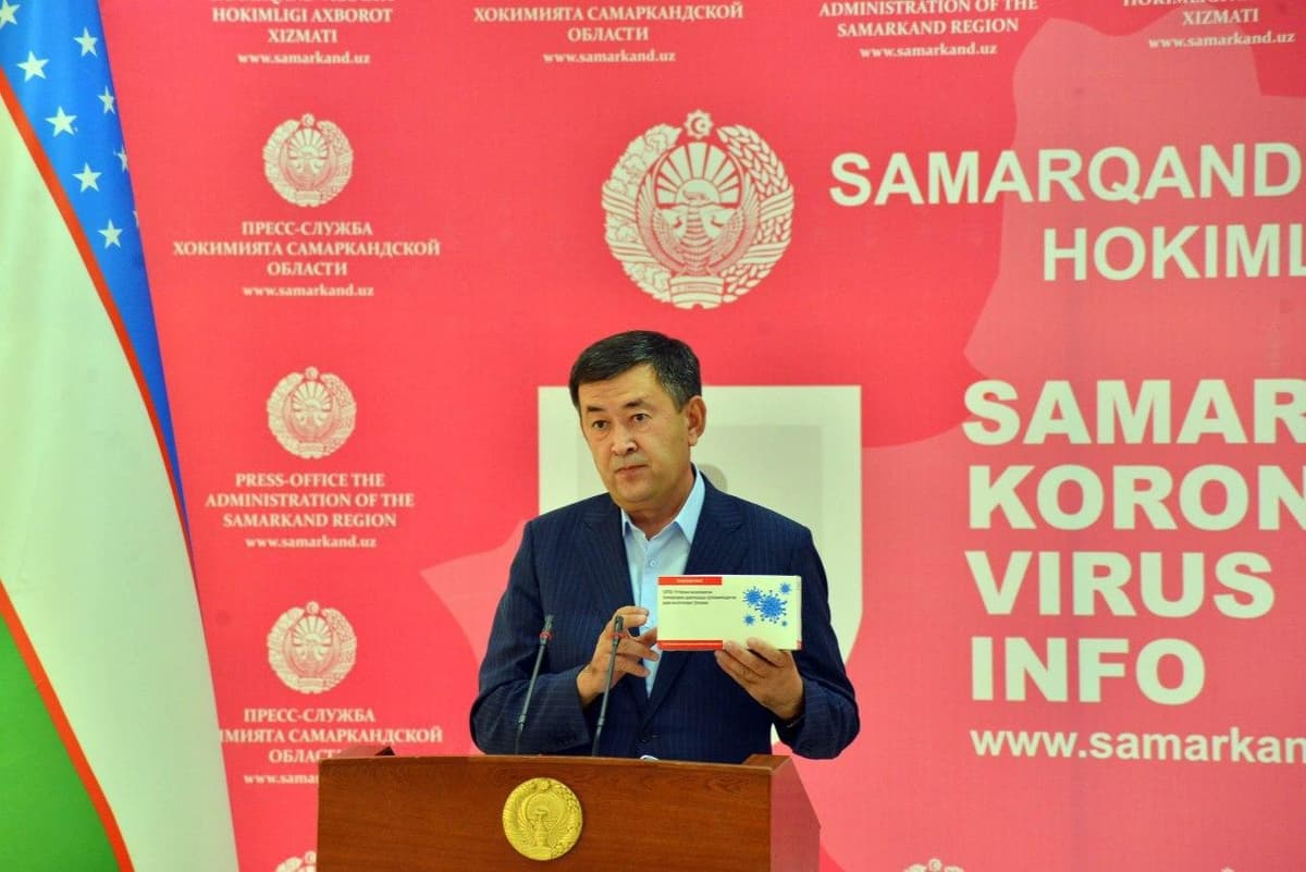 Turdimov Samarqandning koronavirusga qarshi kurashdagi yutuqlarini sanadi