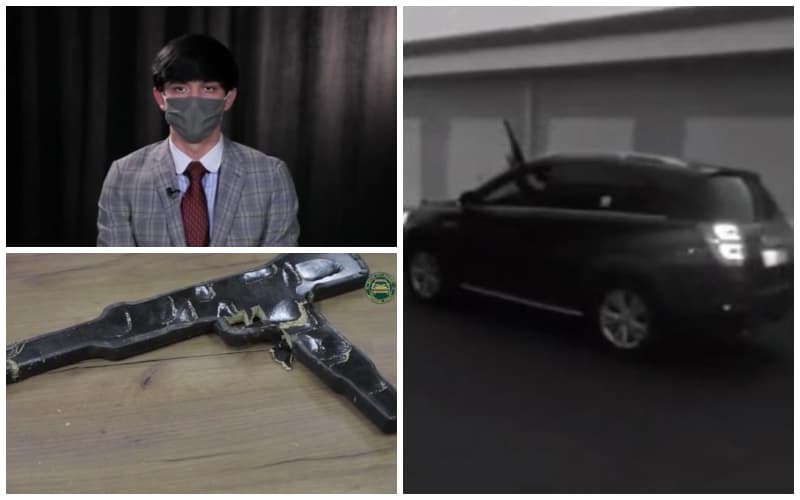 Tonirovkali Captiva haydovchisi avtomat ko‘tarib yurgani aks etgan video tarqaldi