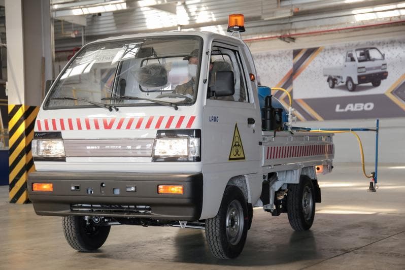 Қозоғистонда Chevrolet Labo негизида дезинфекцияловчи автомобиллар ишлаб чиқарилиши йўлга қўйилди 