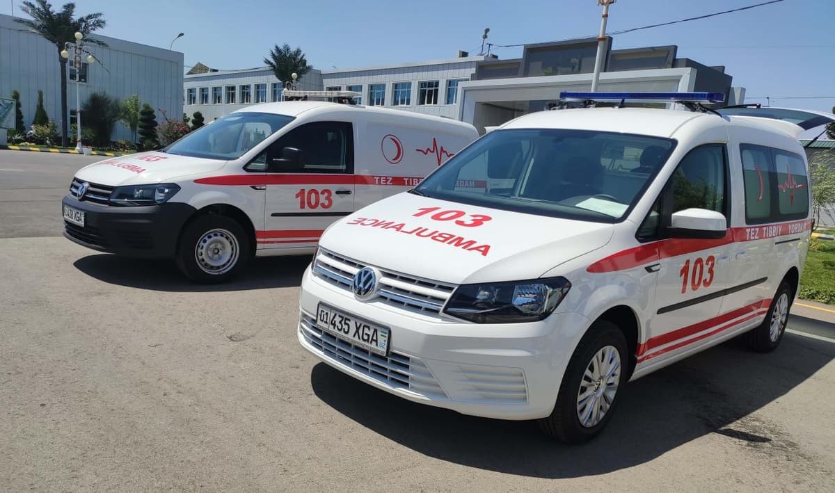 «Узавтосаноат» предоставил Volkswagen Caddy для скорой помощи