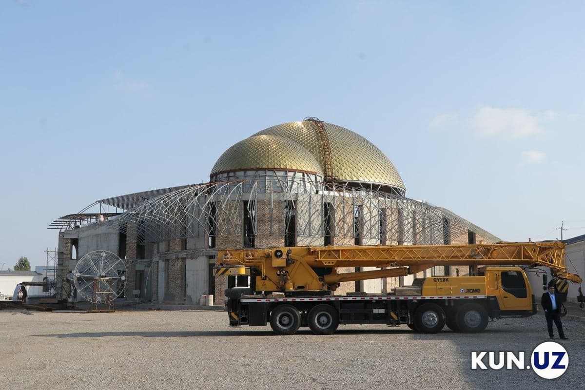 Namangandagi «Afsonalar vodiysi»da xonaqohi 4,5 ming o‘rinli masjid qurilmoqda
