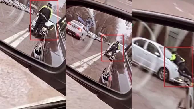 Toshkentda YPX xodimini mashinasi kapotida sudrab ketgan haydovchiga chora ko‘rildi