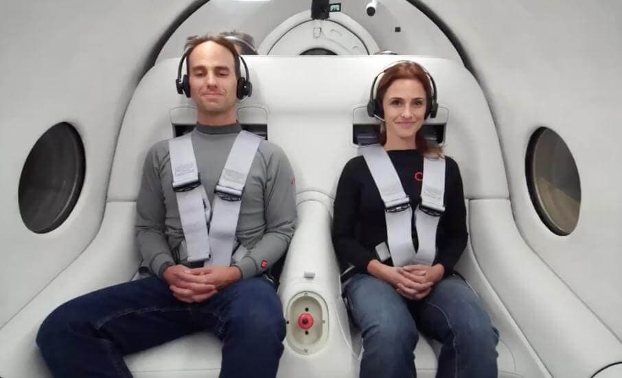 “Hyperloop” transport tizimi ilk bor yo‘lovchilar bilan birga sinovdan o‘tkazildi
