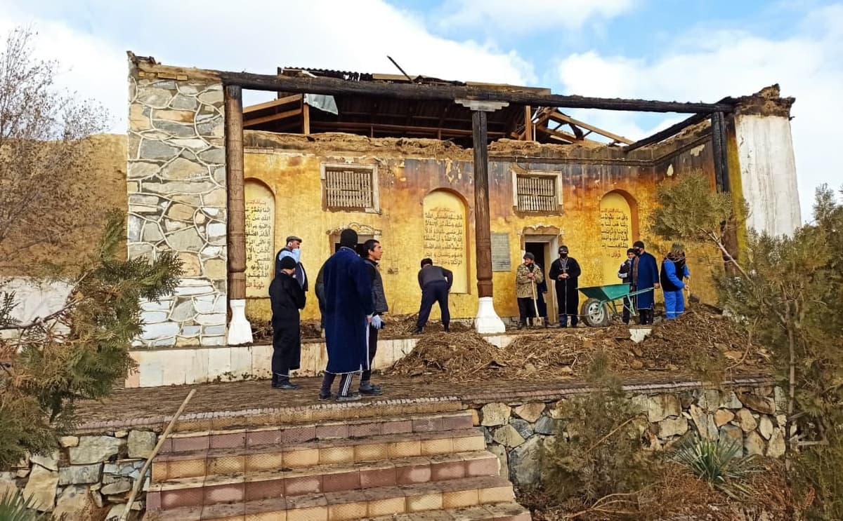 Navoiydagi «Imom Hasan–Imom Husayn» masjidida yong‘in yuz berdi. Masjid namoz o‘qishga yaroqsiz holga kelib qoldi