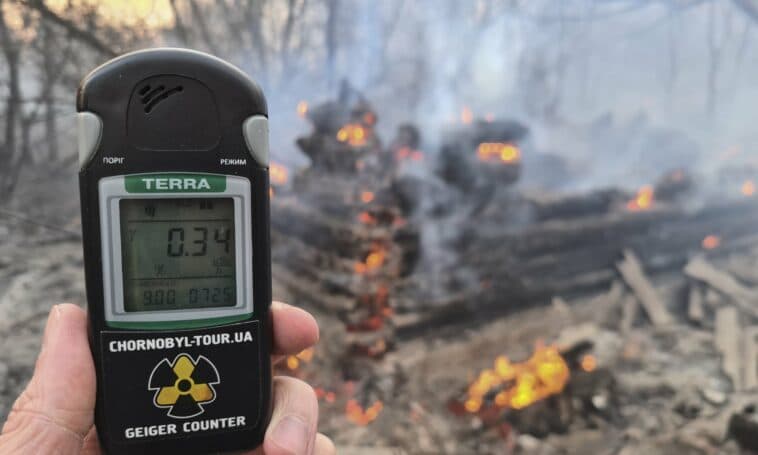 Chernobilda yong‘in sabab radiatsiya miqdori me'yordagidan 16,5 baravar ko‘payib ketdi