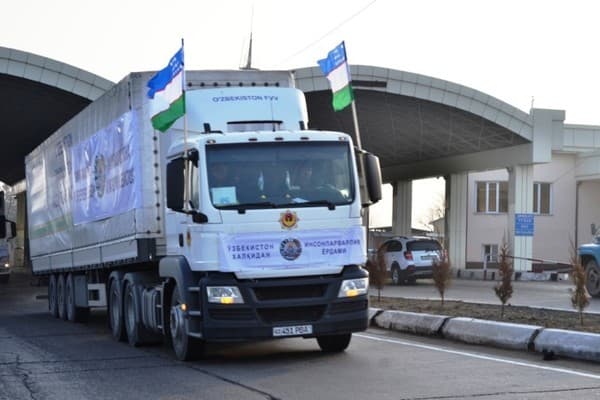 Uzbekistan sends another batch of humanitarian aid to Tajikistan