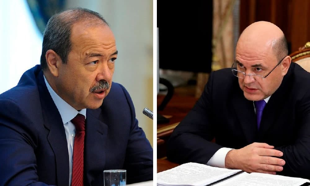 Aripov, Mishustin discuss cooperation on use of vaccines
