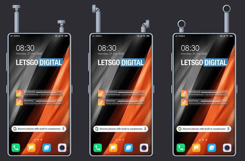 Xiaomi simsiz quloqchinlar saqlanadigan birinchi smartfonni ishlab chiqarmoqchi