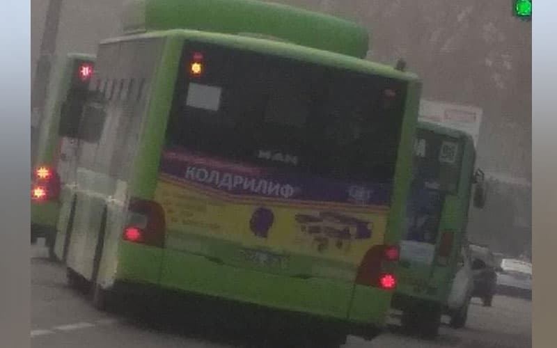 В Ташкенте водители автобусов снова устроили гонку