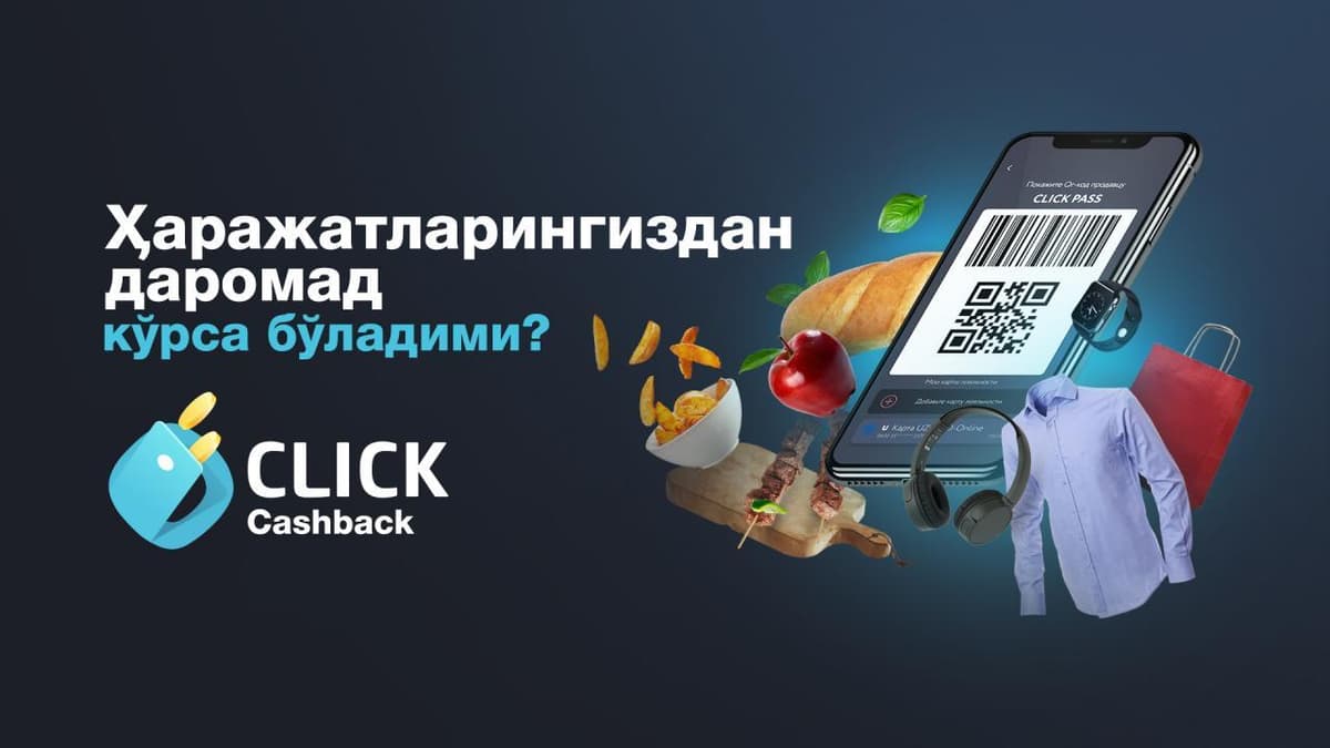 10.000dan ziyod hamkorlarga to‘langanda CLICK cashback bermoqda!