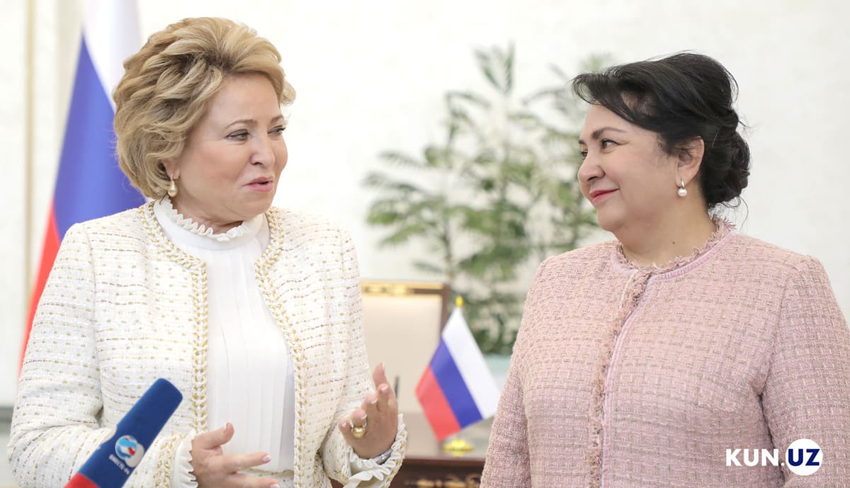 Tanzila Norboyeva Matviyenkodan Rossiyadagi O‘zbekiston fuqarolariga amaliy yordam berishni so‘radi