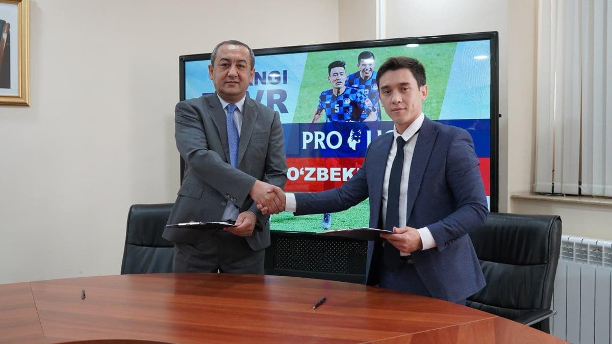 «UzReportTV» Про-лига ўйинлари трансляция ҳуқуқини қўлга киритди