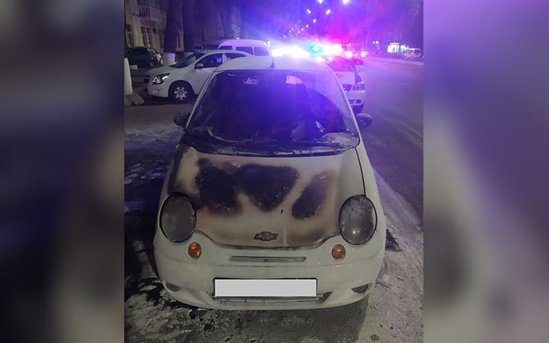 Тошкентда ҳаракатланиб кетаётган «Matiz» ёниб кетди