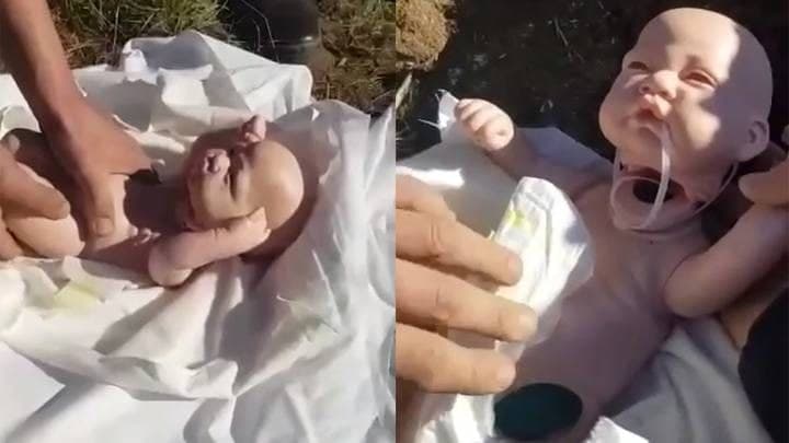 Dog‘istonlik ota bolasini ko‘myapman deb o‘ylab, kafanning ichida qo‘g‘irchoq borligini bilib qoldi