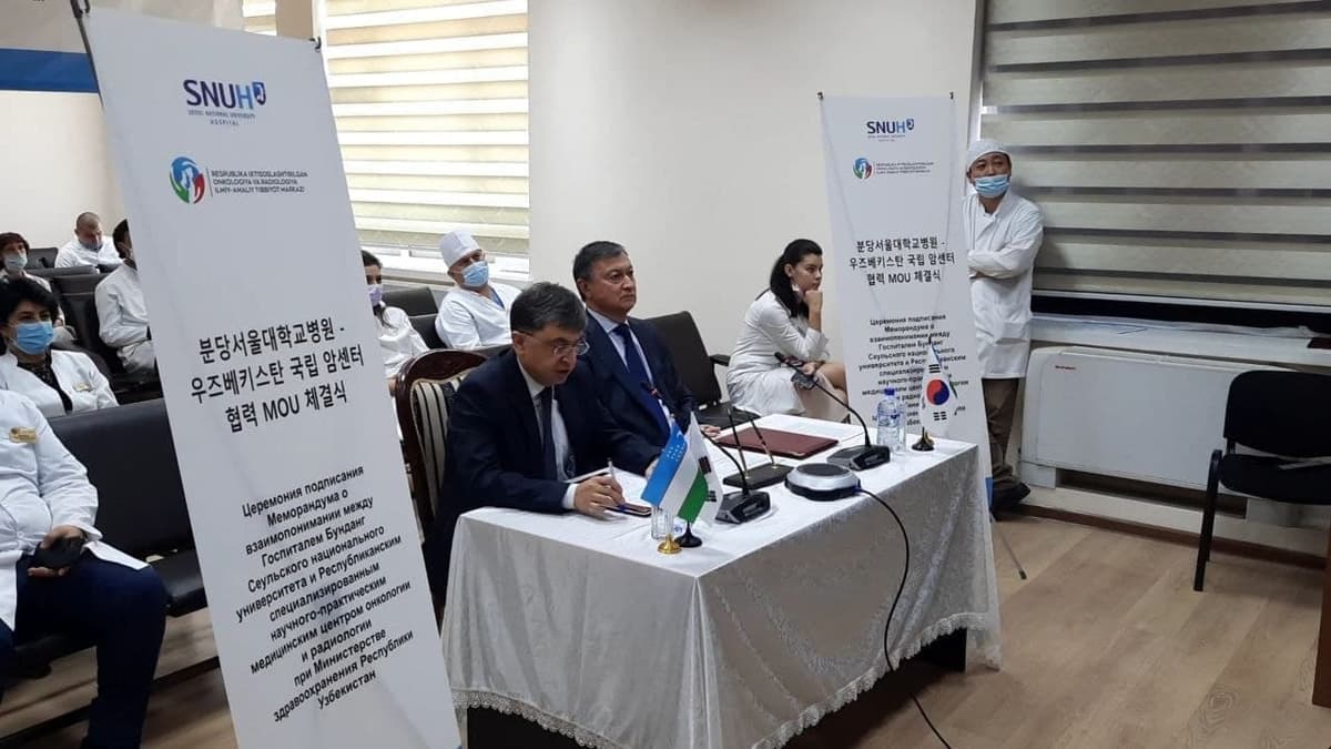 O‘zbekistonlik onkolog shifokorlar koreyalik hamkasblari bilan teleko‘prik o‘rnatdi