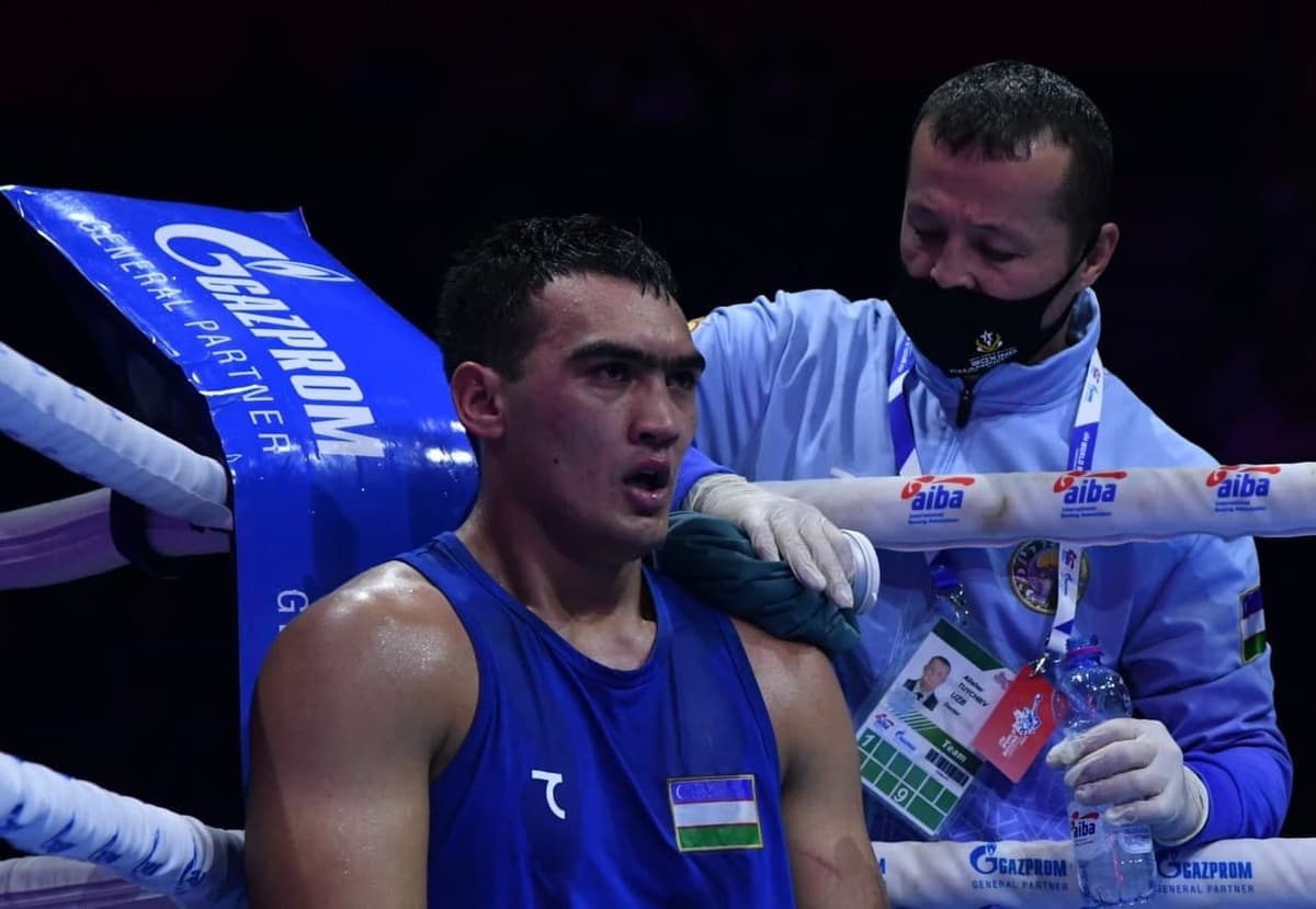 Boks. Lazizbek Mullojonov armanistonlik bokschiga mag‘lub bo‘lib, medaldan quruq qoldi 