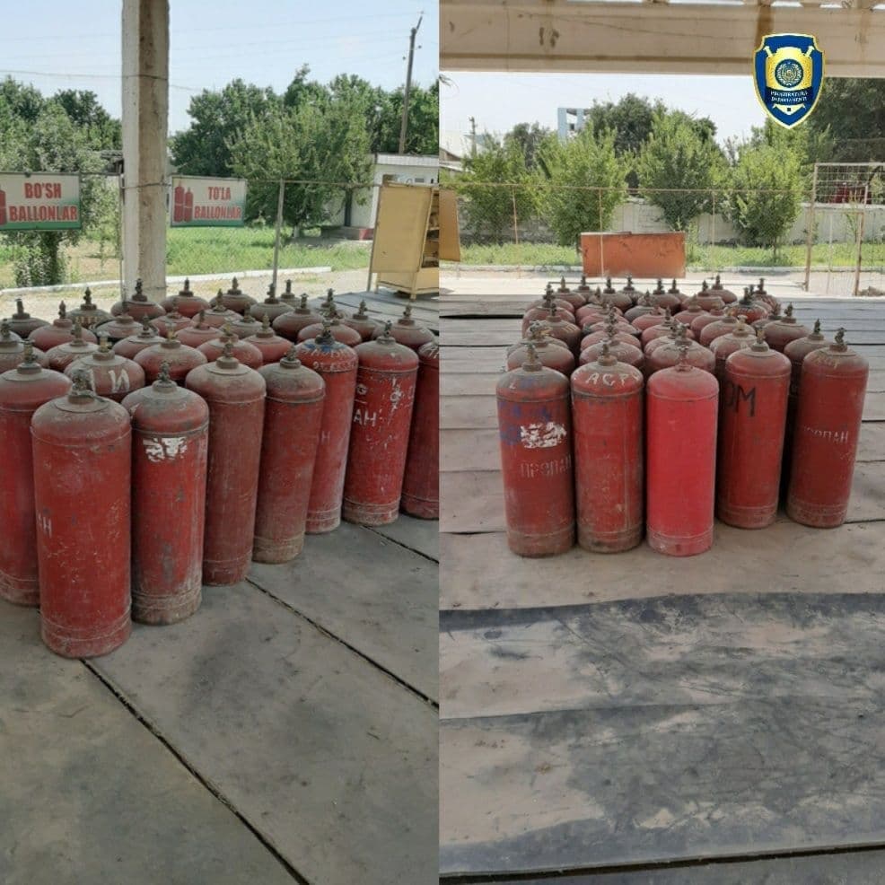 Бухорода аҳолига тарқатиладиган баллонларни ўзлаштирган газ идораси ходимига жиноий иш қўзғатилди