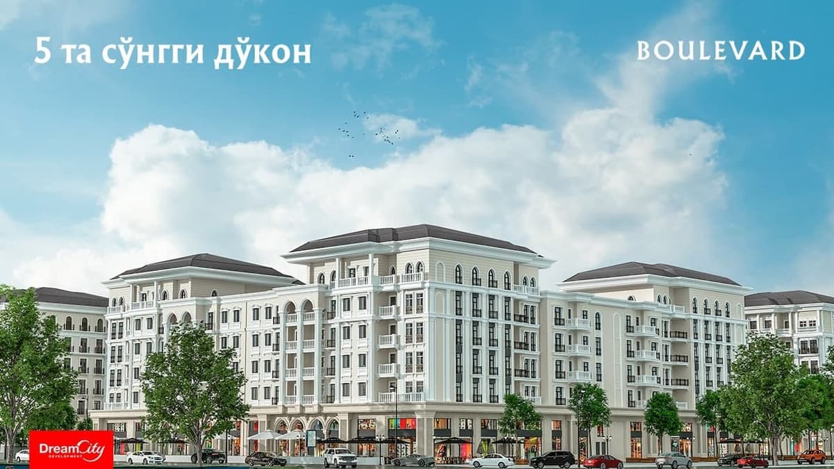 Tashkent City'даги кенг кўламли Boulevard шопинг-авенюда 5 та савдо жойи қолди