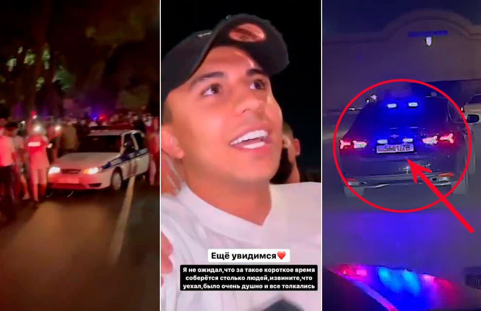 Rossiyalik blogerni UZB raqamli mashinalar qo‘riqlab yurdi. Uning harakatlariga nega huquqiy baho berilmadi?