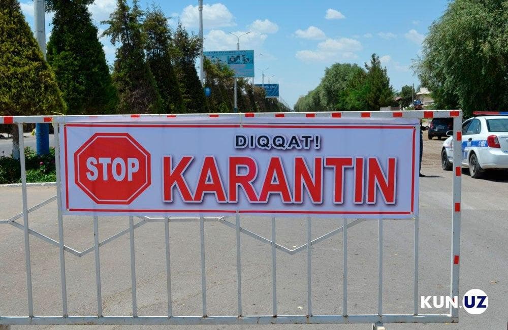 Toshkent viloyatida ham karantin choralari kuchaytiriladi