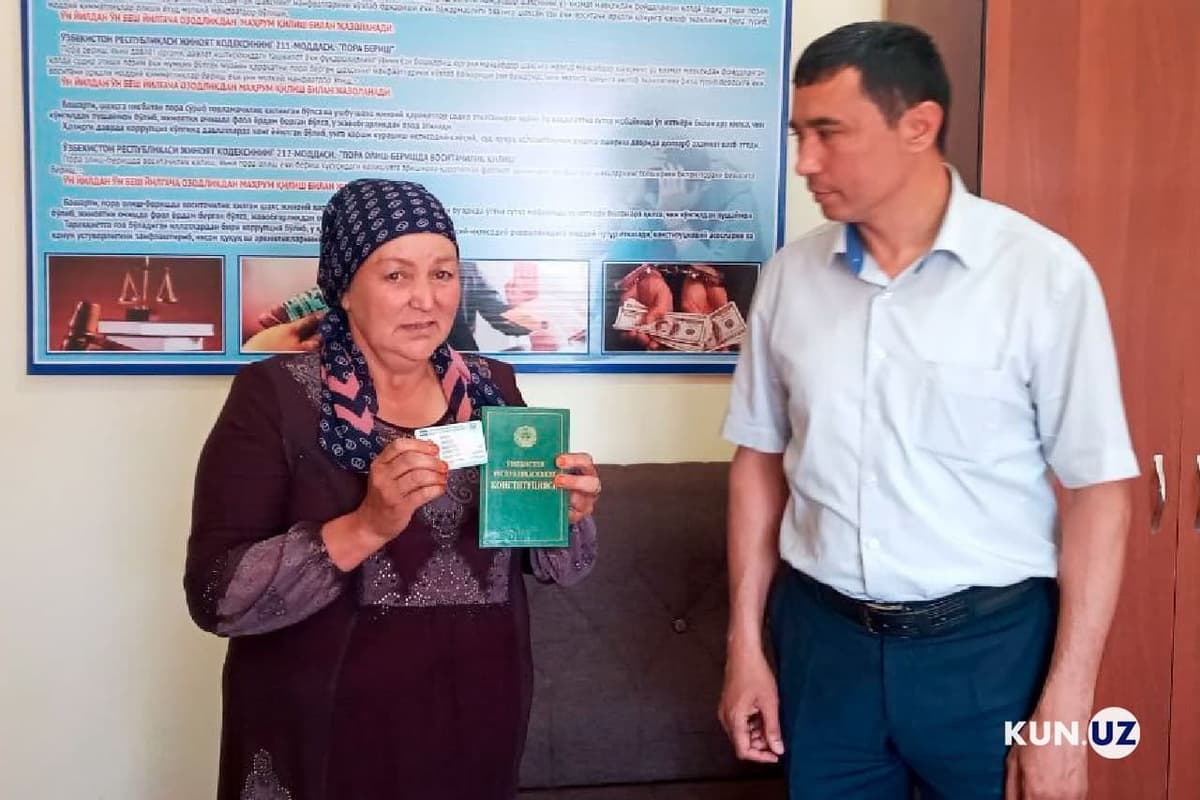 Andijonga kelin bo‘lib tushgan ayol Qirg‘izistondagi onasining Tanzila Norboyevaga murojaatidan so‘ng O‘zbekiston pasportini oldi