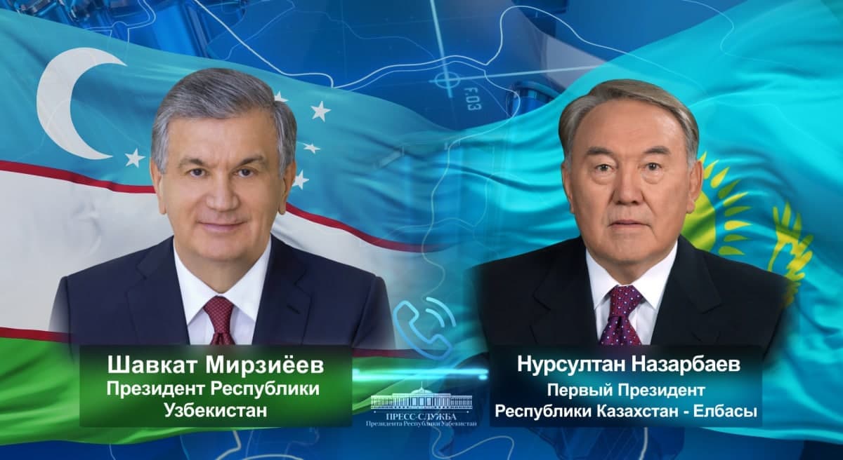 Shavkat Mirziyoyev, Nursultan Nazarbayev discuss situation in Afghanistan