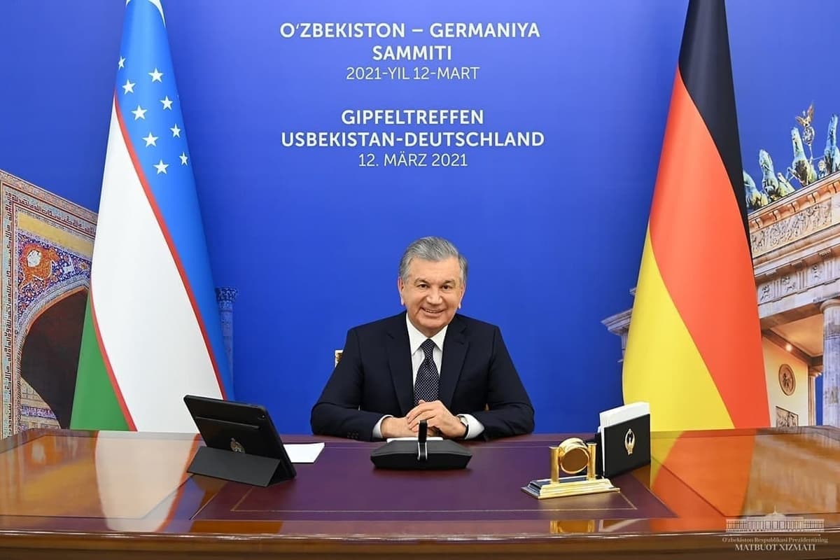 Shavkat Mirziyoyev Angela Merkel bilan videoanjuman shaklida uchrashuv o‘tkazdi