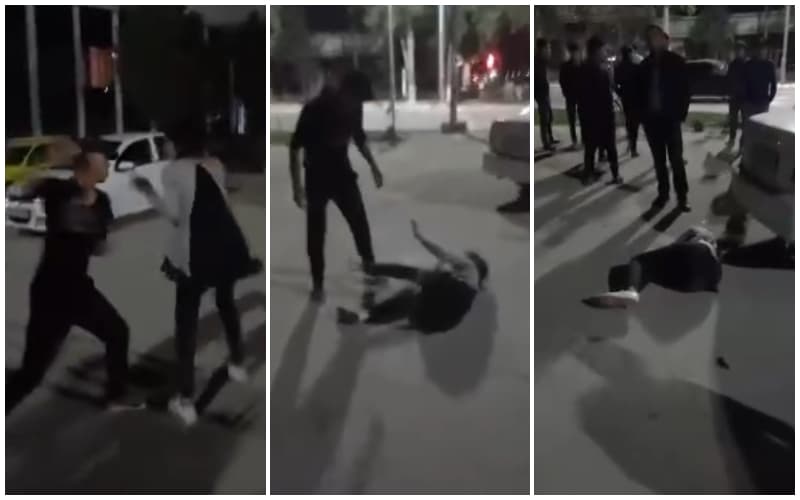 В Кашкадарье мужчина избил на улице девушку. Досталось и ее подруге