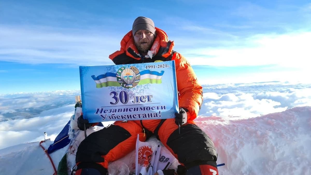 O‘zbekistonlik alpinist Everest cho‘qqisiga chiqdi