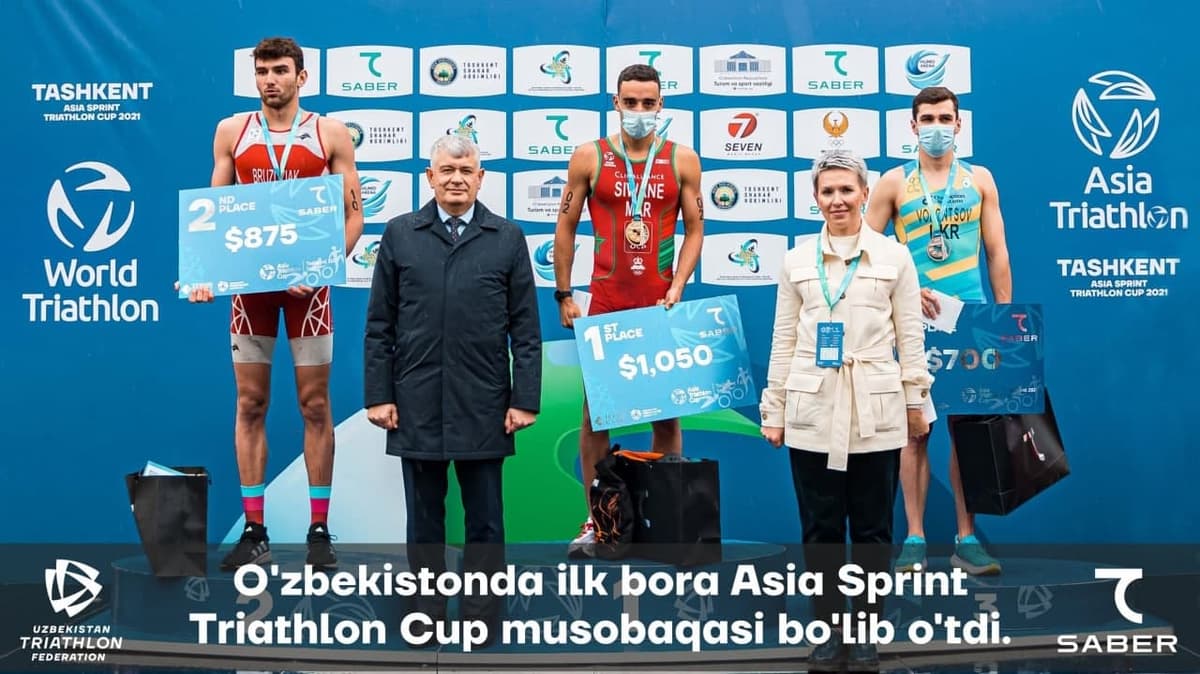 O‘zbekistonda ilk bor “Asia Sprint Triathlon Cup” musobaqasi bo‘lib o‘tdi