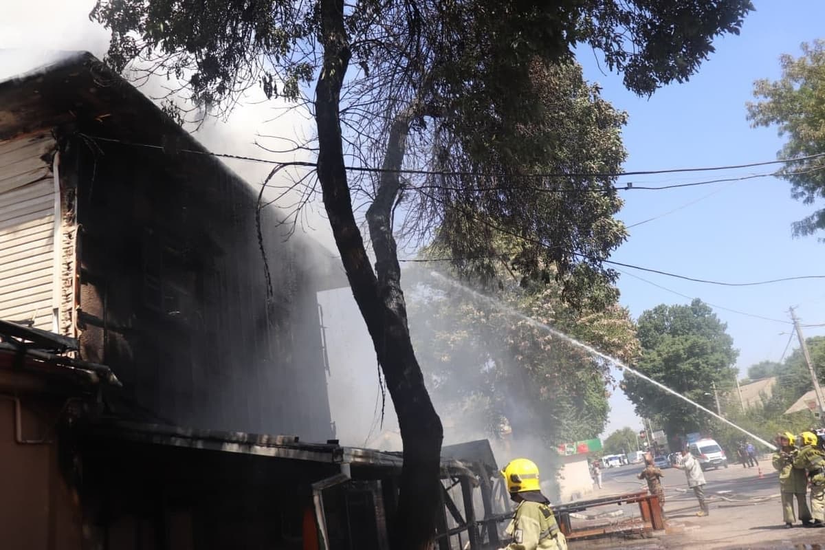 Toshkentda kafe binosida yong‘in chiqdi
