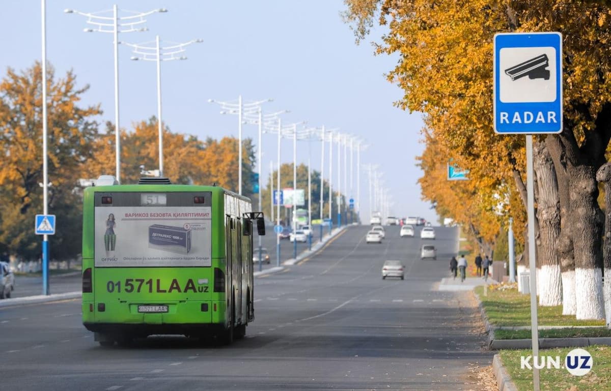 O‘zbekiston yo‘llarida avgust oyida 18ta yangi radar ishga tushirildi