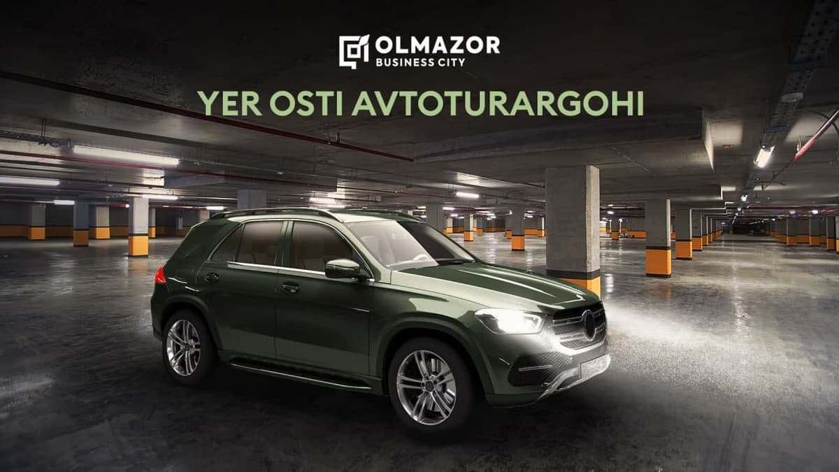 Olmazor Business City turar joy majmuasi: yer osti avtoturargohi