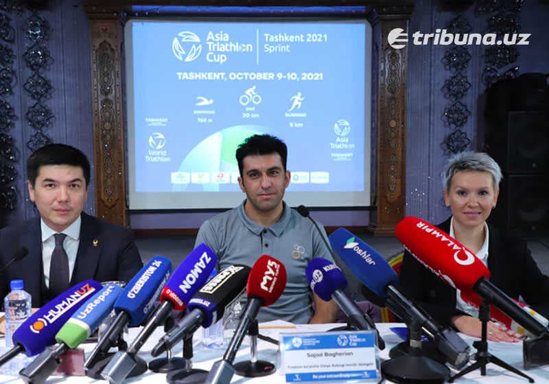 «Triatlon - sport kelajagi». Osiyo kubogi oldidan matbuot anjumani o‘tkazildi